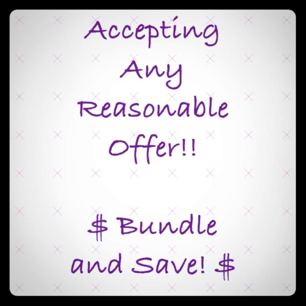 Bundle and save. Reasonable offers always accepted